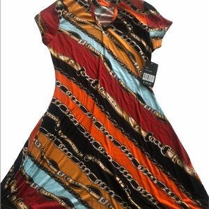 Chain link multi colored stretch dress!!!
